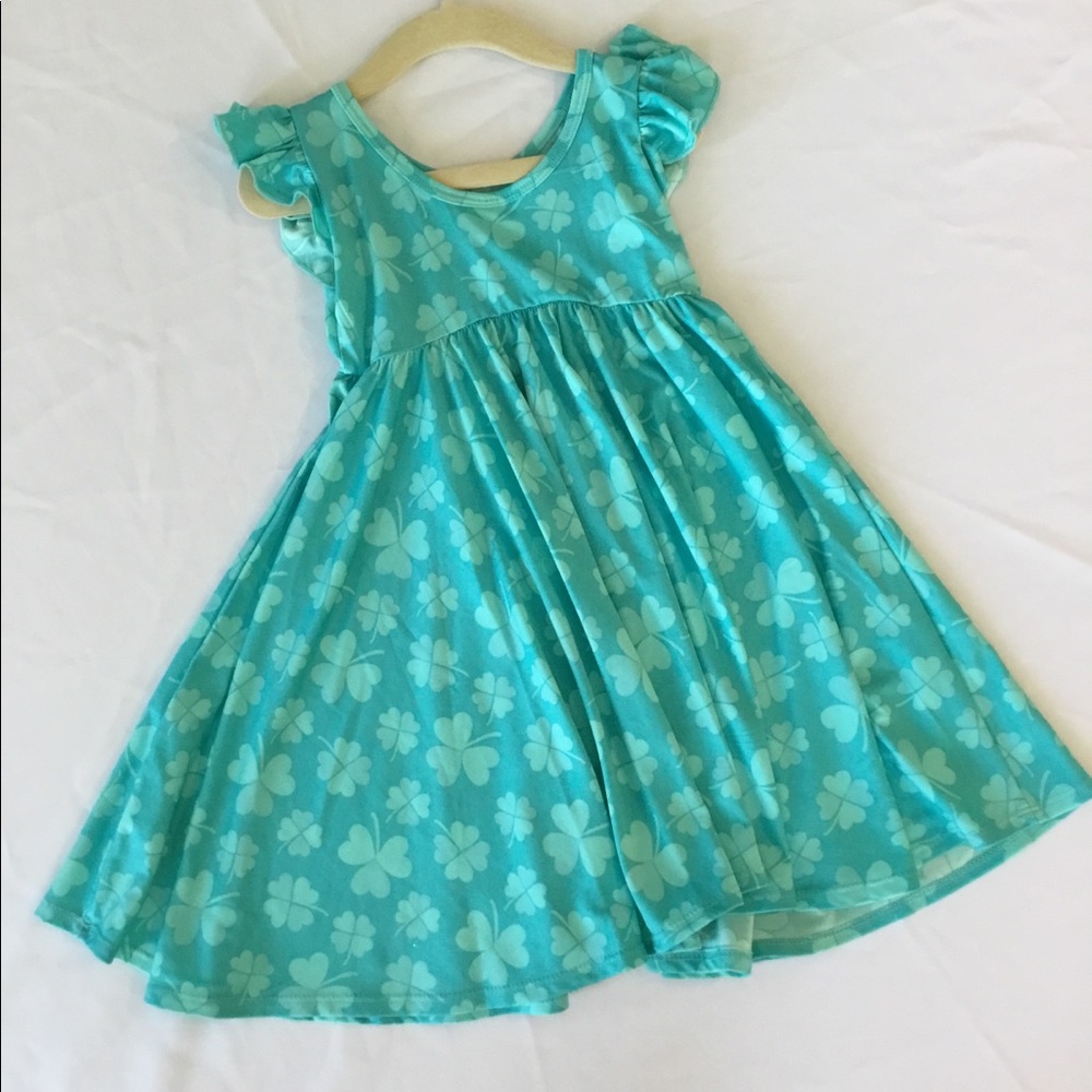 Dot Dot Smile green St. Patrick’s dress